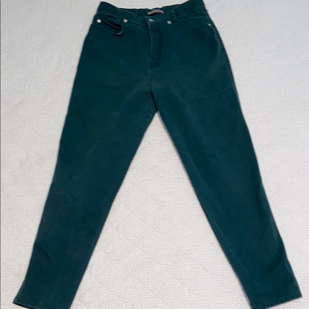 Women's vintage Memphis Green Jeans size 11 100% cotton